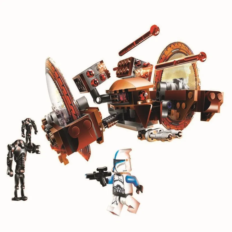 220 шт. Legoings Звездные войны коммандер перехват для Джедаев строительные блоки