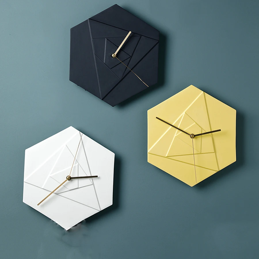 Скандинавский дизайн модные макароны 3d настенные часы бесшумные домашний декор