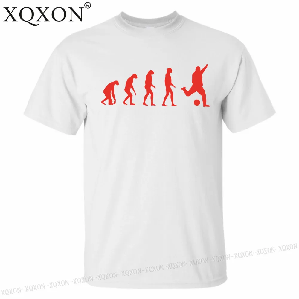 New-summer cotton t shirt Evolved to play Soccer design Short sleeved men t-shirt tee tops K309 | Мужская одежда