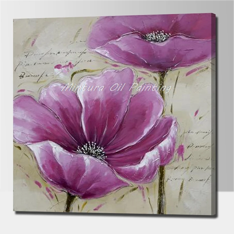 

Arthyx Art Home Decorative Picture Wall Art Abstract Flower Oil Painting On Canvas Unframed Hand Painted Home Decor Pictures