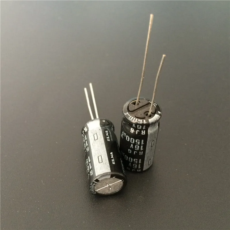 50pcs 1500uF 16V ELNA RJG series 10x20mm 16V1500uF Audio grade capacitor | Электронные компоненты и