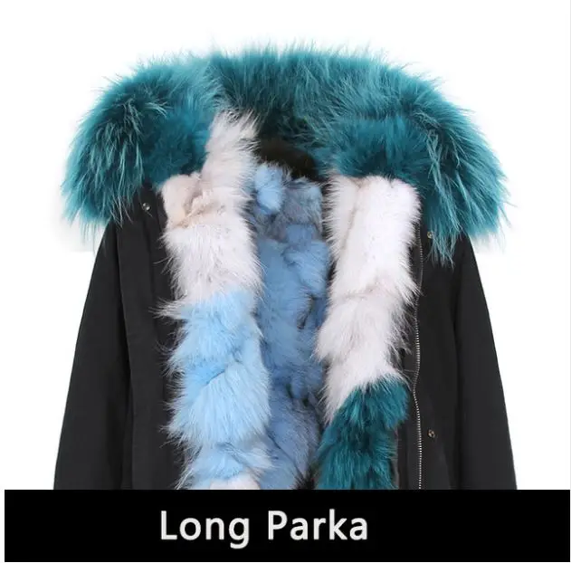 Jott модная Женская Роскошная настоящая опушка из лисьего меха X-long parka большой енот мех с капюшоном Военный женский зимний жакет, женский пиджак - Цвет: C11