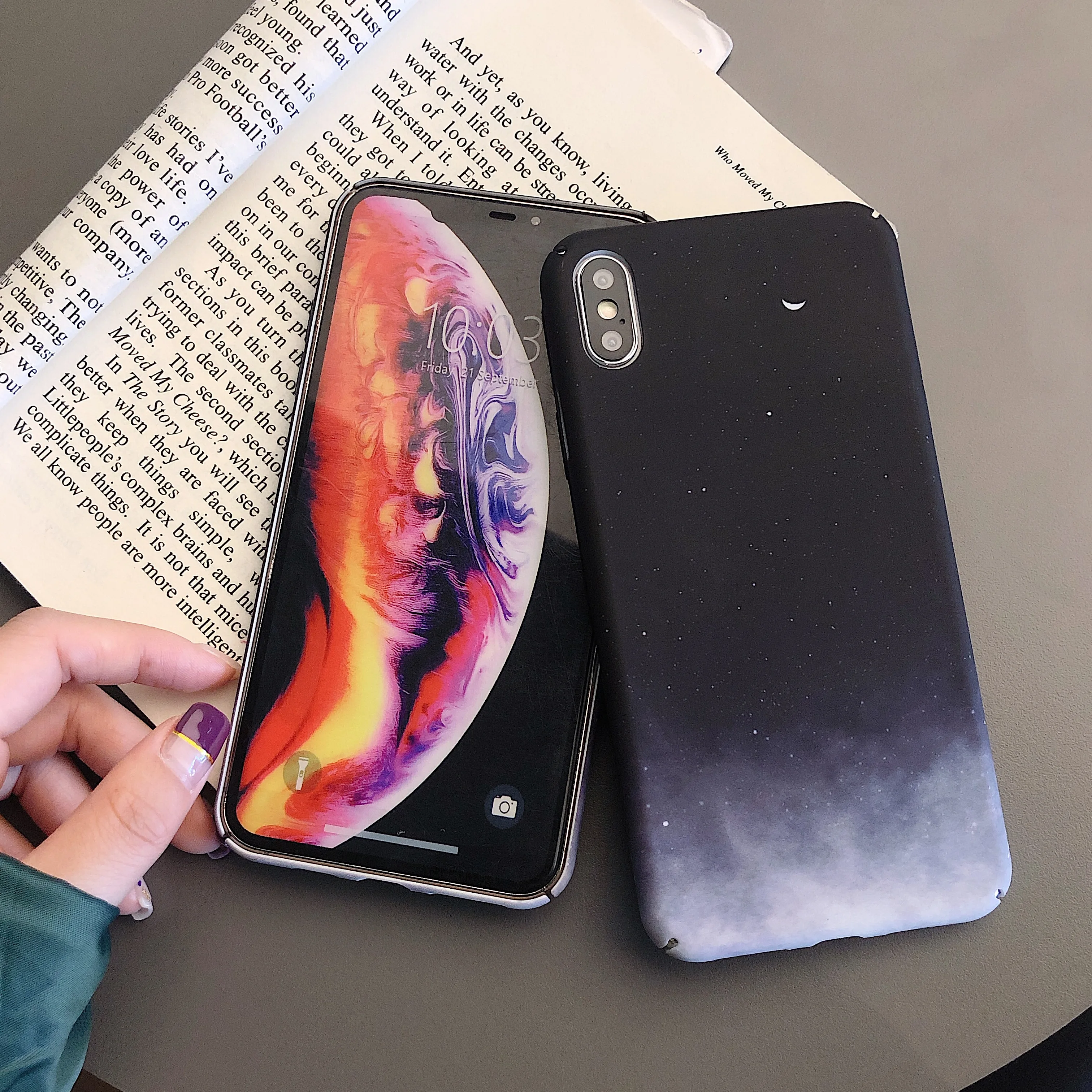 Romantic Starry Sky Hard Phone Case For Huawei P30 P20 Lite Mate 20 Pro Nova 5 5i 4 Honor 20i 10i Cover Shell |