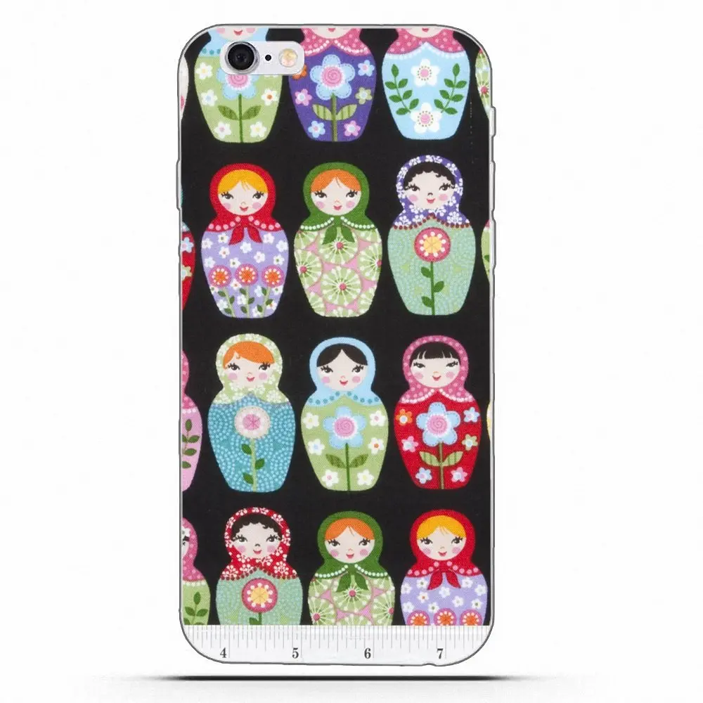 Для Apple iPhone X 4 4S 5 5C 5S SE 6 6S 7 8 Plus Мягкий протектор прекрасный мультфильм русские