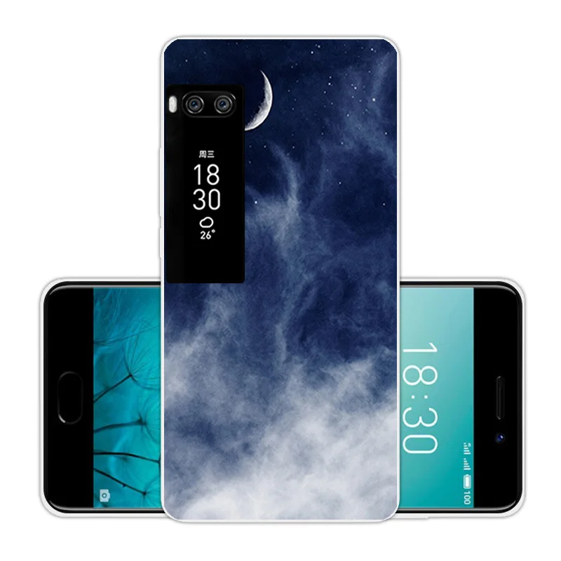 3D чехол для телефона Meizu Pro 7 мягкий силиконовый Pro7 зеленая задняя крышка