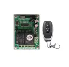 Универсальный беспроводной Радиочастотный переключатель постоянного тока 24 В 10 А 2-канальный с дистанционным управлением приемник и код обучения передатчика