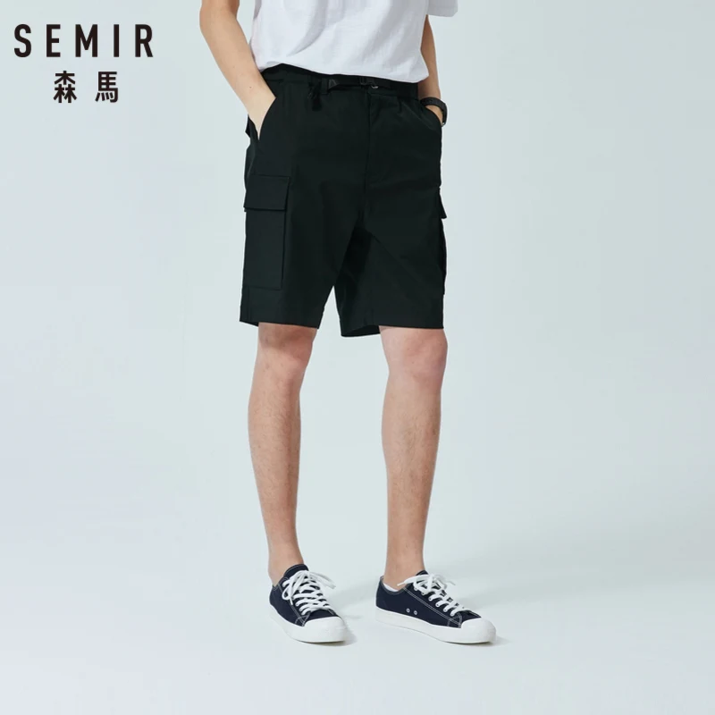 Мужские повседневные шорты SEMIR летний свободный Удобный Короткий комбинезон для