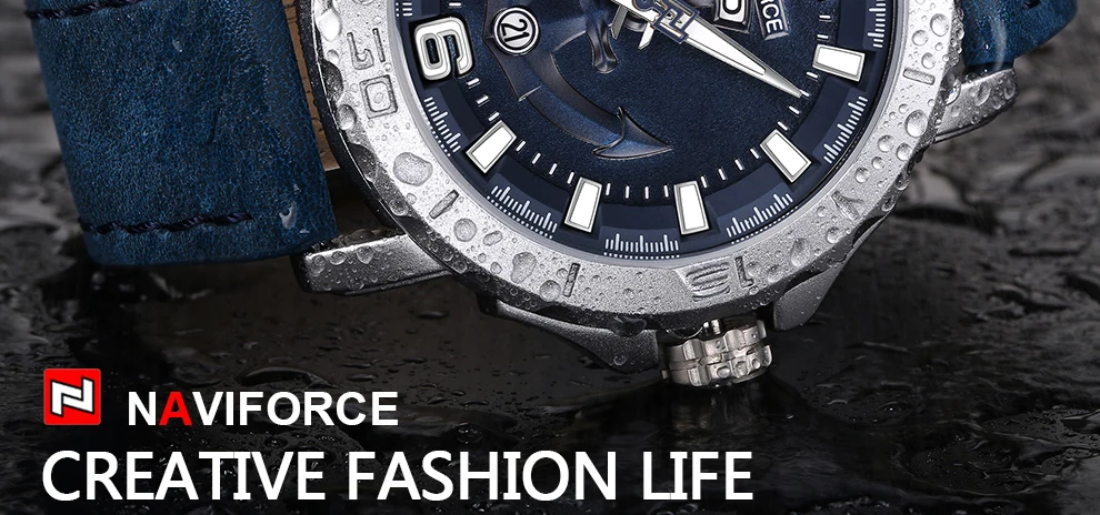 NAVIFORCE мужские часы Аналоговые часы с датой кварцевые наручные часы мужские армейские военные водонепроницаемые Роскошные Брендовые спортивные наручные часы Relogio