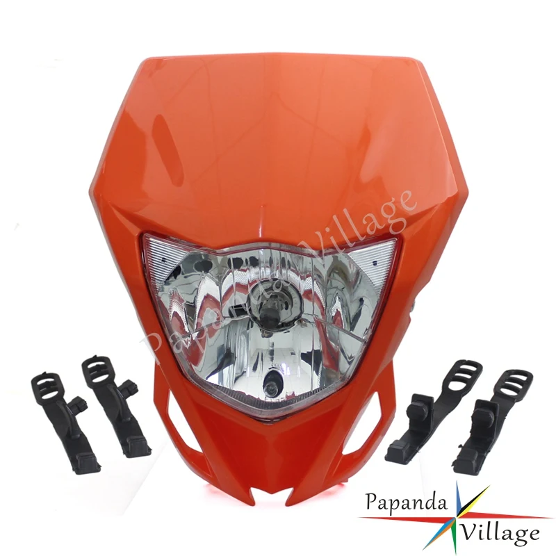 12V 35W Мотокросс Байк задний фонарь для Yamaha WR250F WR450F KAWASAKI KLX KX 250 450 2012- белый головной обтекатель