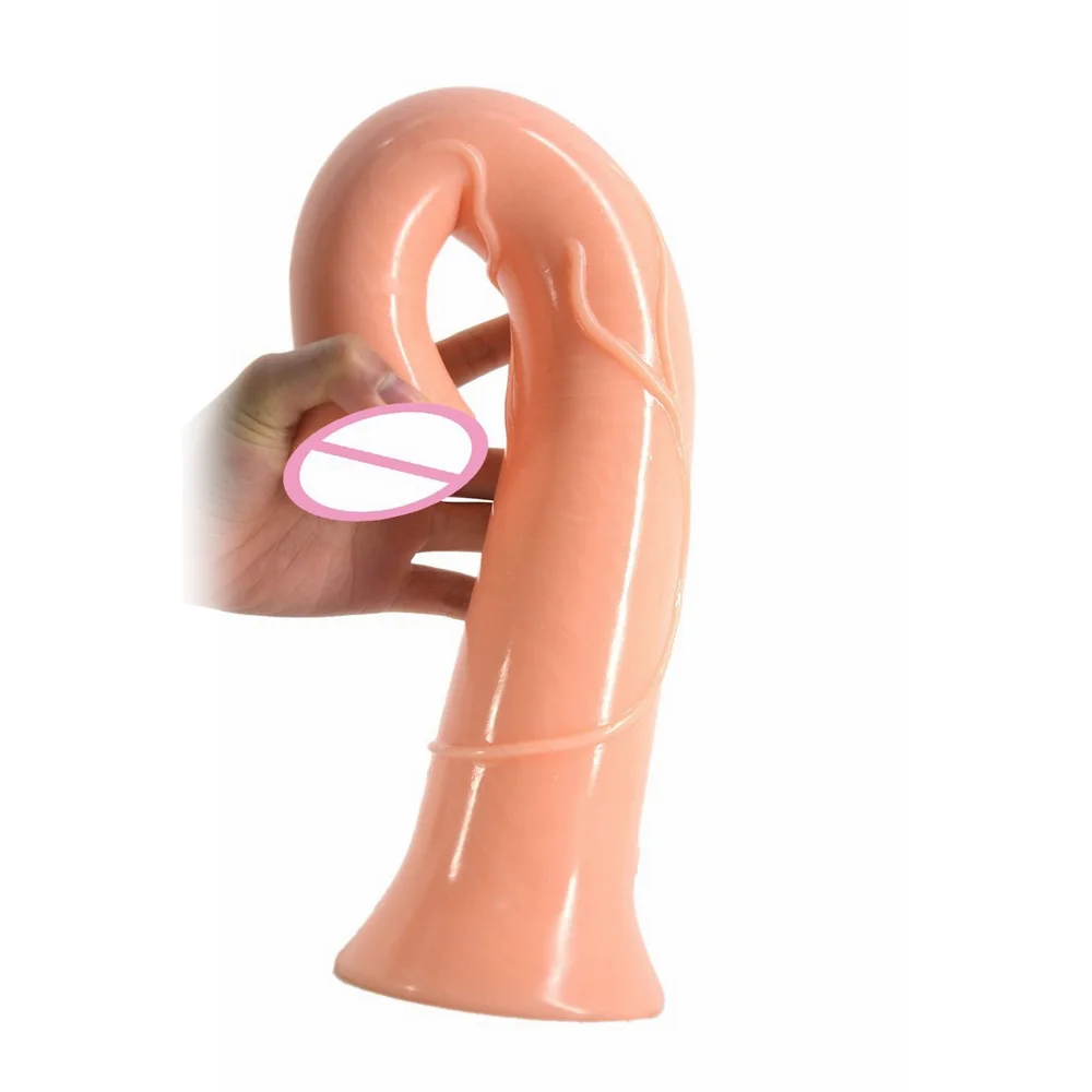 Супер длинный большой фаллоимитатор реалистичный с присоской конский член пенис