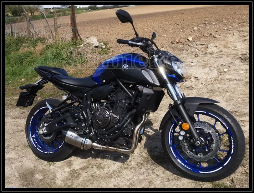 Выхлопной побег на мотоцикле мото выхлопной трубы Полный Системы для Yamaha MT07 MT-07 FZ07 FZ-07 Tracer(-) XSR700