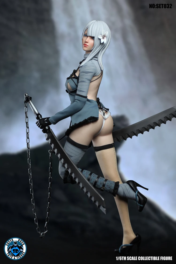 Супер утка Женская Automata A2 одежда с комплектом головы 1/6 подходит для тела Phicen|1/6