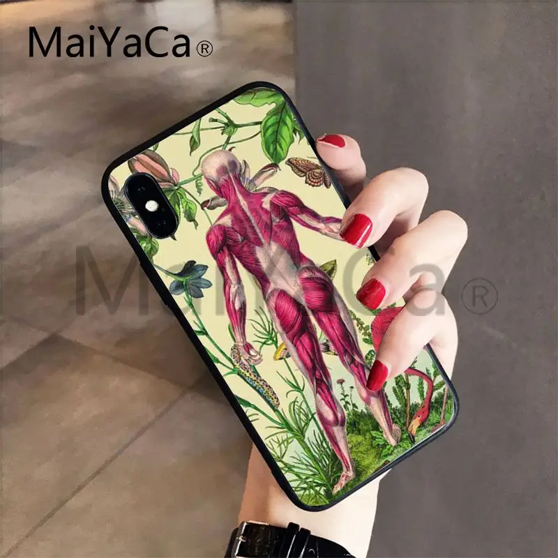 10 MaiYaCa для iphone 7 6 X Чехол Анатомия человека популярный чехол для телефона для iphone 8 8plus 7 7plus 6 6plus 5 5S 5c SE XS XR XSMAX чехол - Цвет: 10