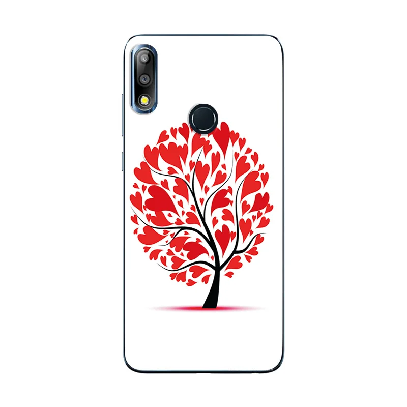 W85 Милый модный чехол для телефона Zenfone Max M2 ZB633KL Animal Love Heart задняя крышка для Zenfone Max Pro M2 ZB631KL чехол-бампер - Цвет: W85