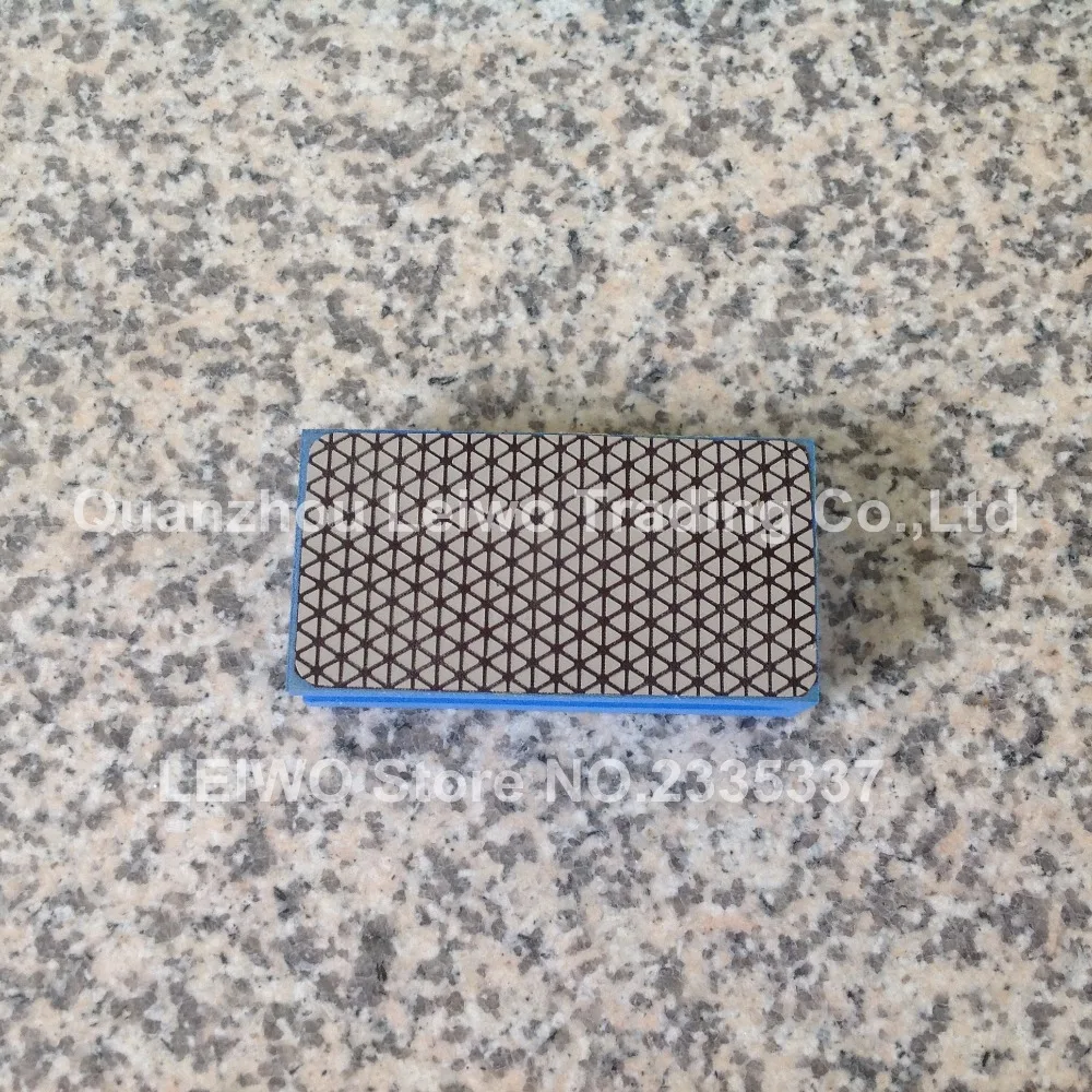 Алмазная ручная полировальная подложка с поролоновой поверхностью 100x50 мм для