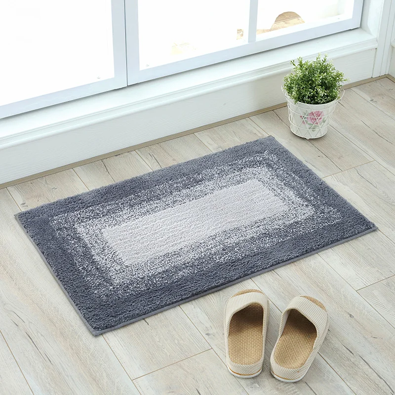 Хлопковый полосатый коврик для ванной супермягкий ковер гостиной спальни кухни