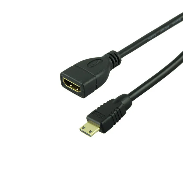 Переходник кабеля BILINK Mini HDMI штекер гнездо 1080P|adapter nissan|adapter dc12vhdmi dvi cable ps3 |