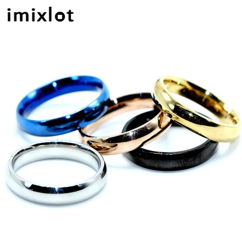 Imixlot 1 шт. парные Простые Кольца для влюбленных женщин и мужчин Anel Masculino ювелирные