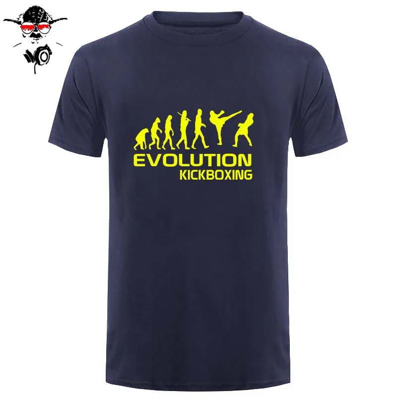 Кикбоксер/кикбоксинг~ Эволюция~ взрослая/Мужская/Женская футболка больше размеров и цветов