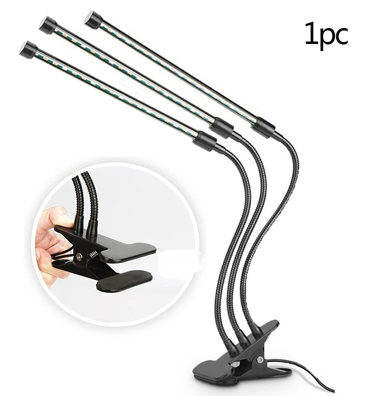 27W 3 lights Fitolampy Full Spectrum Led полный спектр светильник 9/18/37 Вт светодиодные лампы для растений Фито лампа для сушки трав USB 5 затемнения таймер внутреннего выращивания растений - Испускаемый цвет: 27W 3 lights