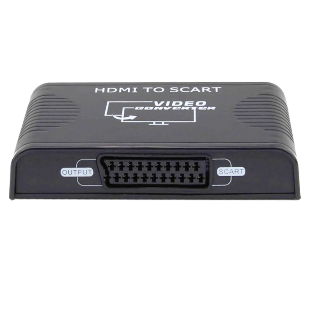 1080P HD HDMI в Scart конвертер вход + выход аудио сплиттер адаптер для Blue Ray DVD STB SKY