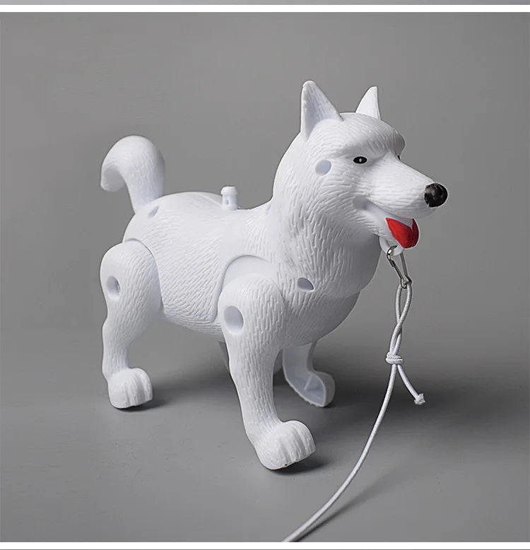 Leashing Wolf Dog светящаяся музыка электрическая собака ползает животное универсальная Собака детская игрушка