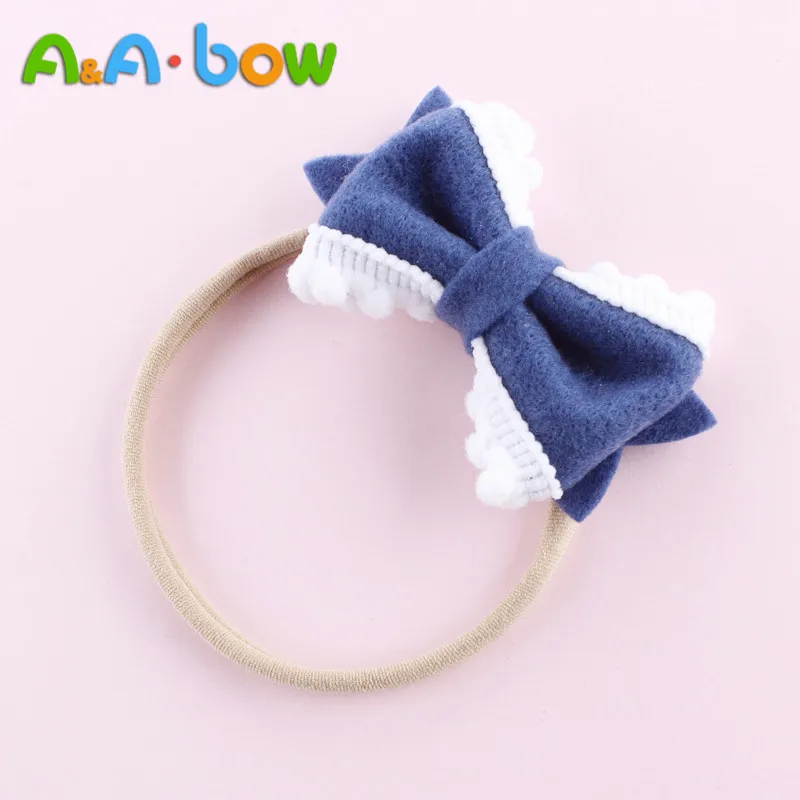 

1pcs Fashion Bow Headband for Baby girls Headwear Newborn Elastic Princess Hairbands Solid Cute Hair Band Kids Gifts