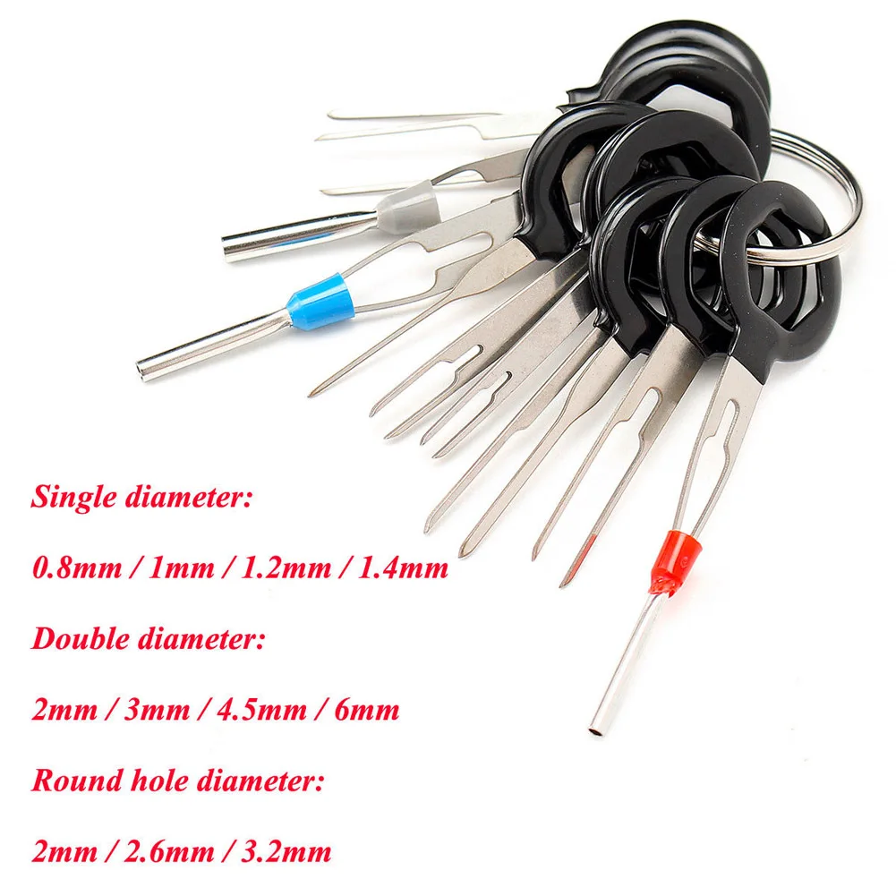 

11PCS Car Terminal Removal Tool Wiring Connector Extractor Puller Release Pin SS F-Best