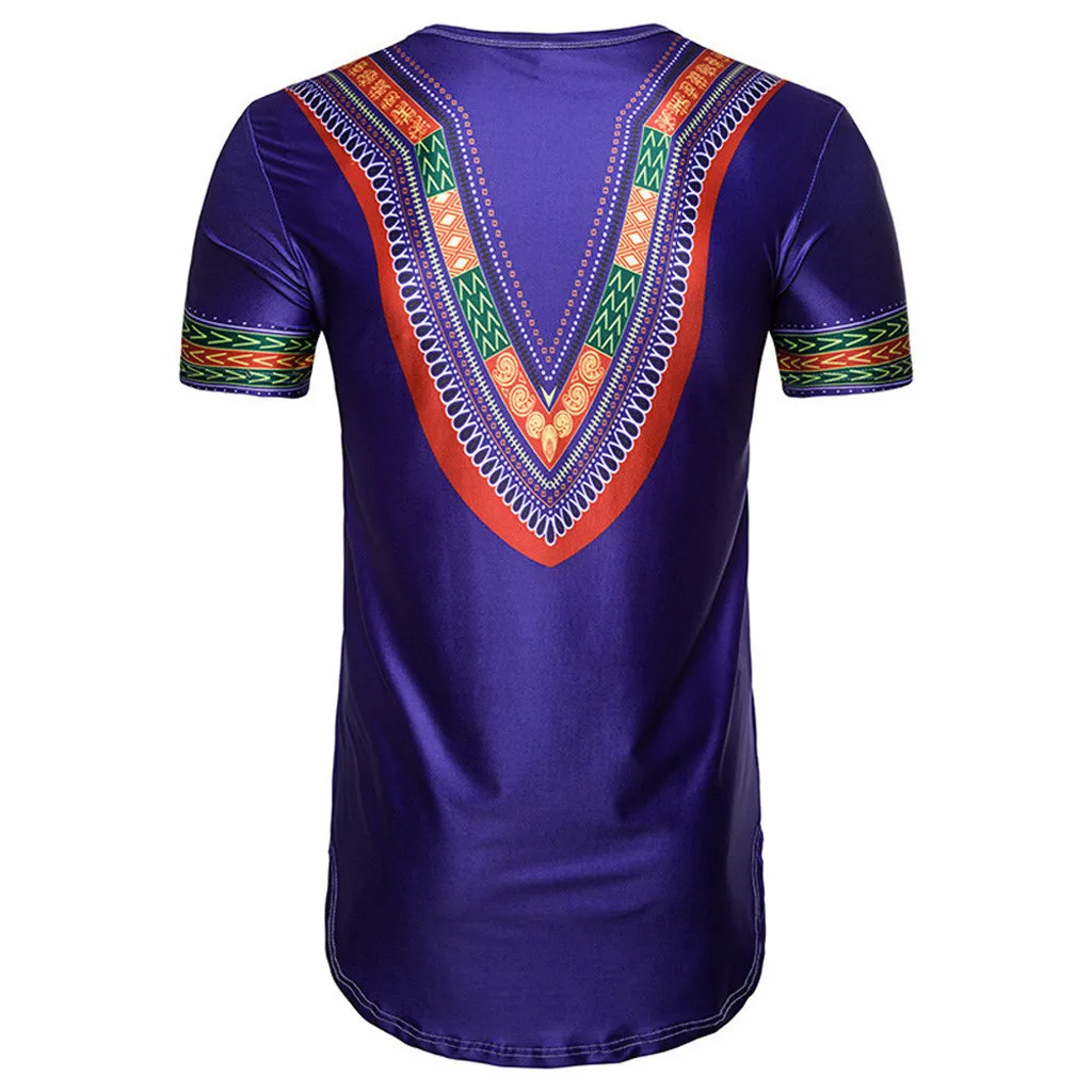 Мужская футболка новинка 2019 модный мужской летний Повседневный пуловер с