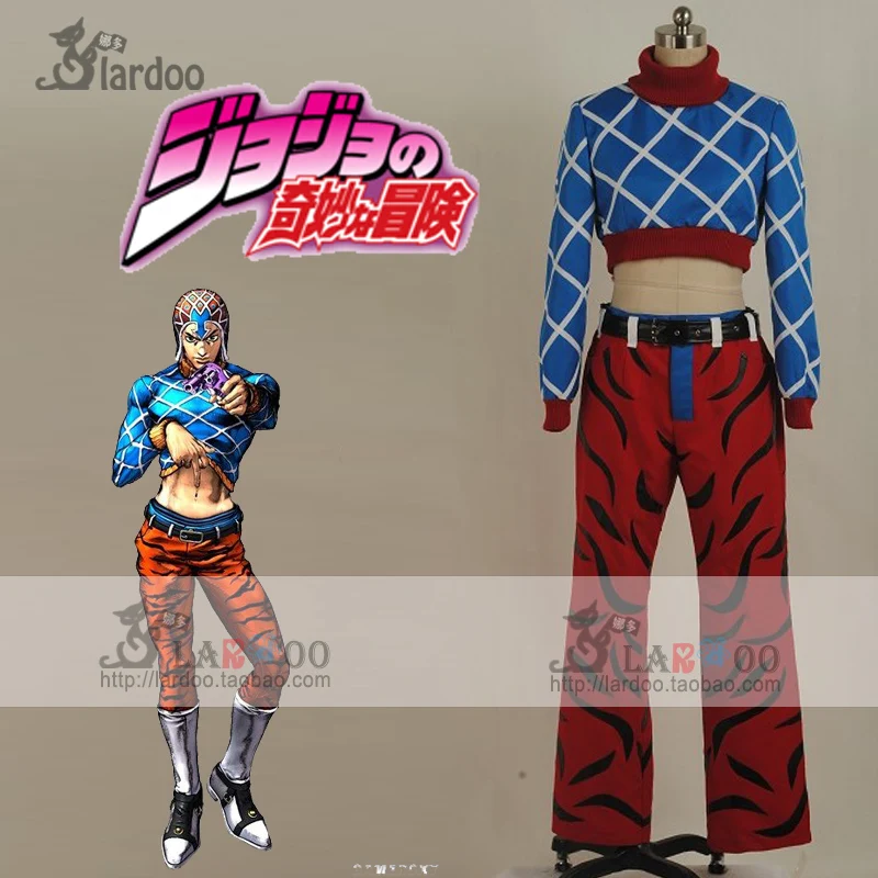 Костюм для косплея Гидо миста из невероятных приключений Джоджо|cosplay costume|jojo bizarre
