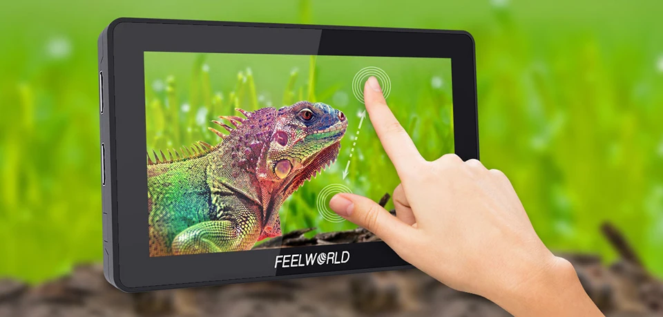 FEELWORLD F6 PLUS 5,5 дюймов 3D LUT сенсорный экран 4 K HDMI монитор Full HD 1920x1080 ips DSLR камера полевой монитор для камеры s Nikon