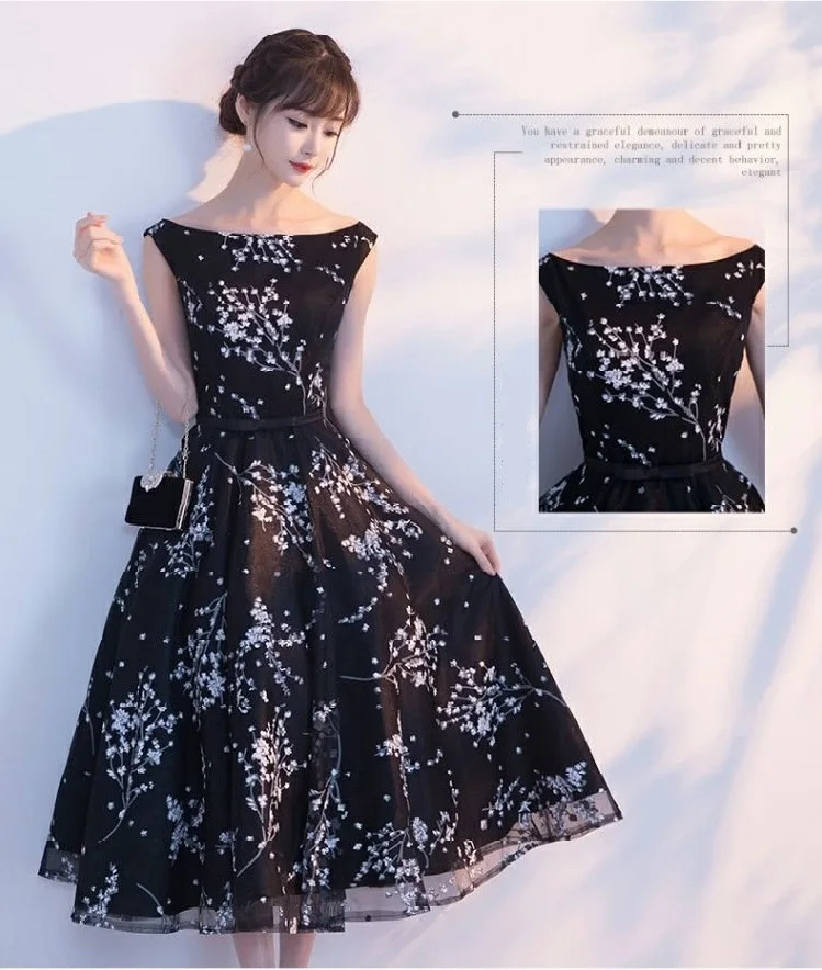 Женское вечернее платье черное длинное со светоотражающим кружевом|Вечерние