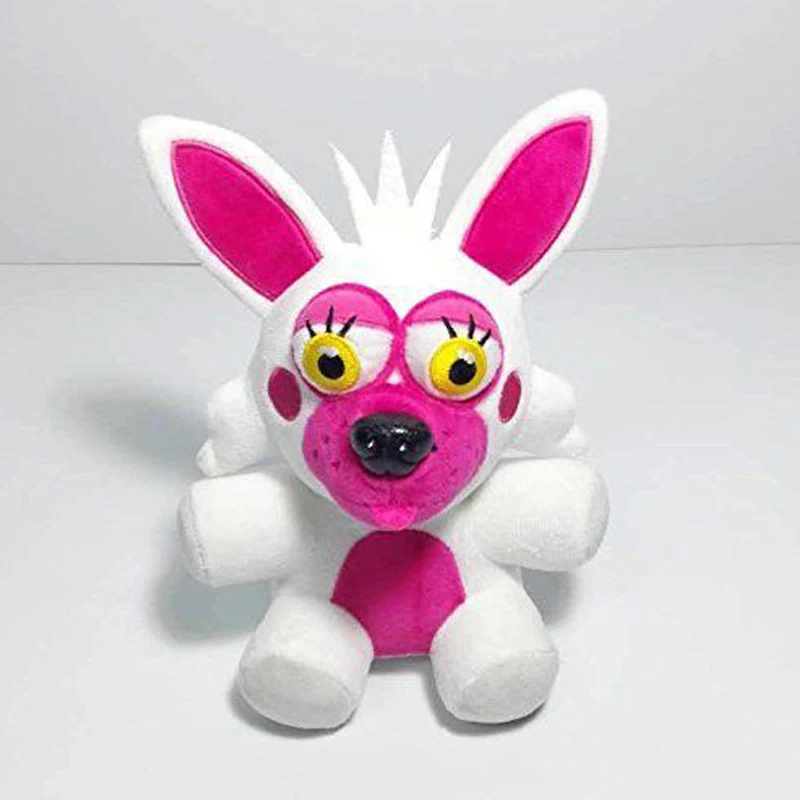 Белый 1 шт. 18 см Five Nights At Freddy's FNAF Freddy Fazbear медведь и Фокси плюшевая игрушка кукла мягкие животные игрушки для детей рождественские подарки - Цвет: Белый