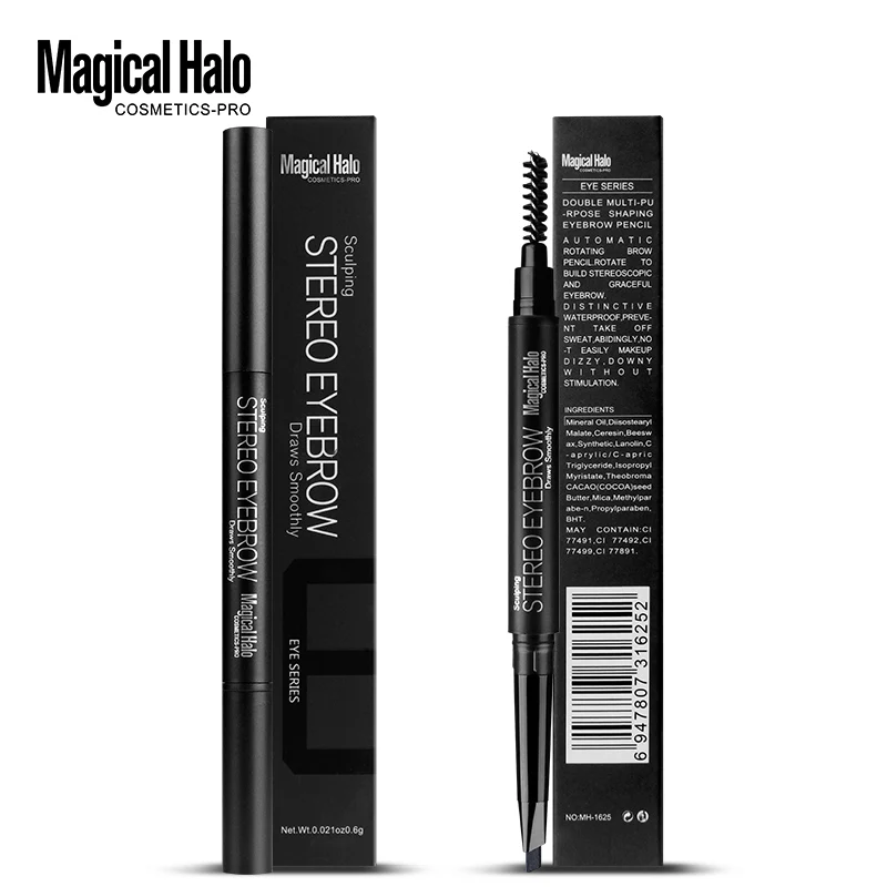 

2019 New Brand Eye Brow Tint Cosmetics Natural Long Lasting Paint Tattoo Eyebrow Waterproof Black Brown Eyebrow Pencil Makeup