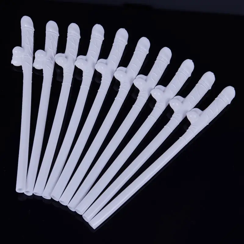 10 шт. питьевые соломинки новинка курица вечерние пенис для девичник забавные