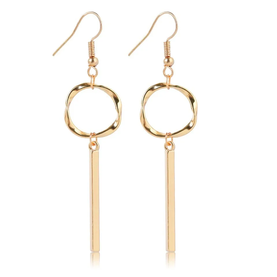 Women Trendy Design Korean Drop Earrings Fashion Gift For Lover Beach Earrings Female Women Handmade Wedding Jewelry - Окраска металла: E0379