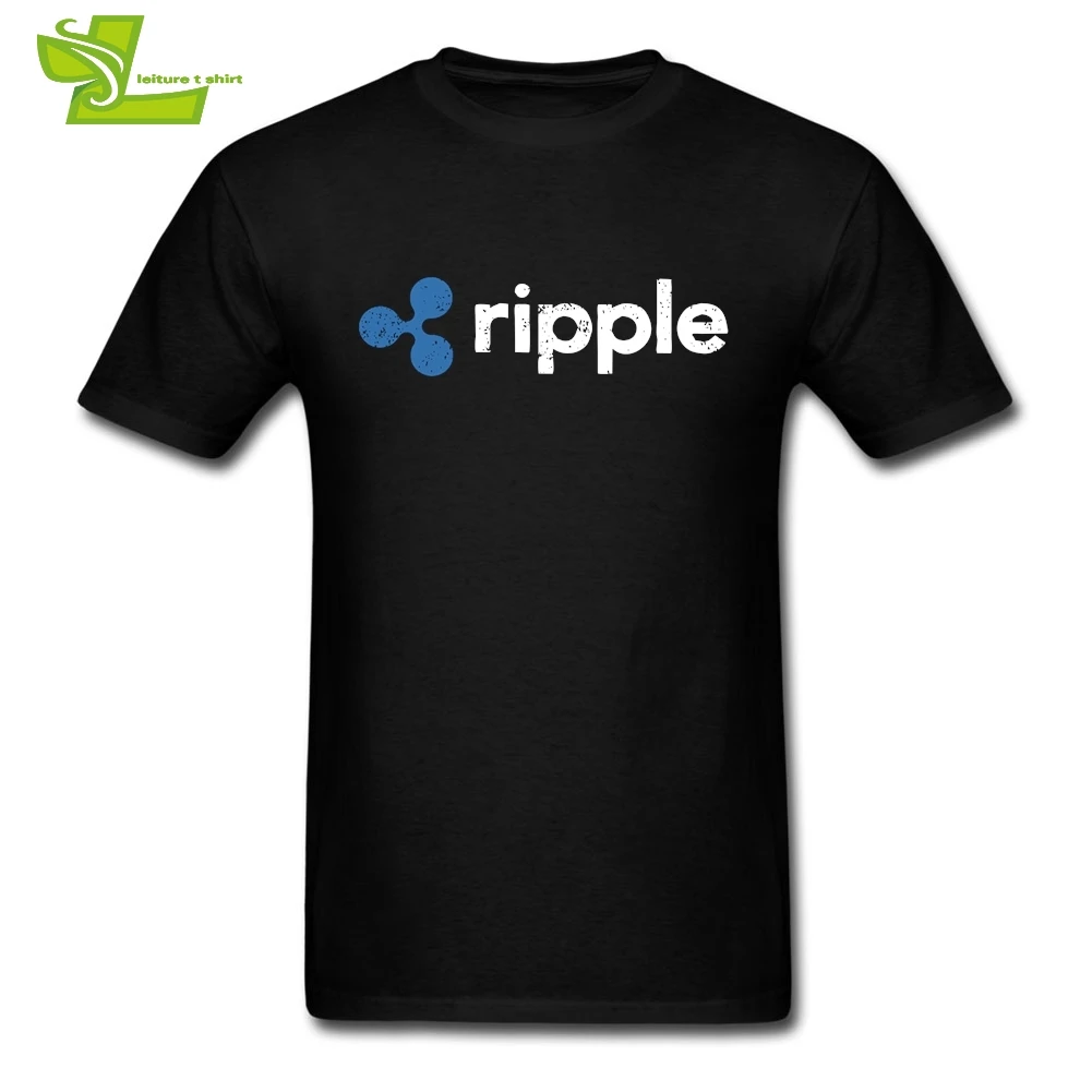Простые футболки Ripple Cryptocurrency футболка с инвесторами стильные мужские хлопковые