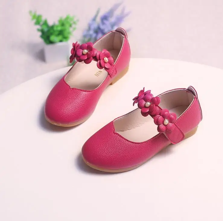 Новинка осени 2019 модные Универсальные туфли принцессы с цветами на плоской