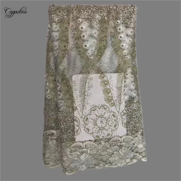 Отлично Французский чистая кружевной ткани вышивка Африки сетки кружева ткань