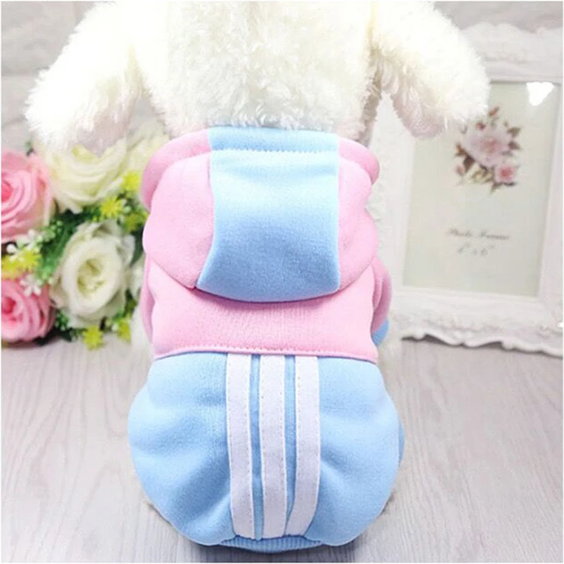 Dog Clothes Winter Soft Hoodie Chihuahua Warm Pet Clothing for Small XS Yorkie Coat | Дом и сад