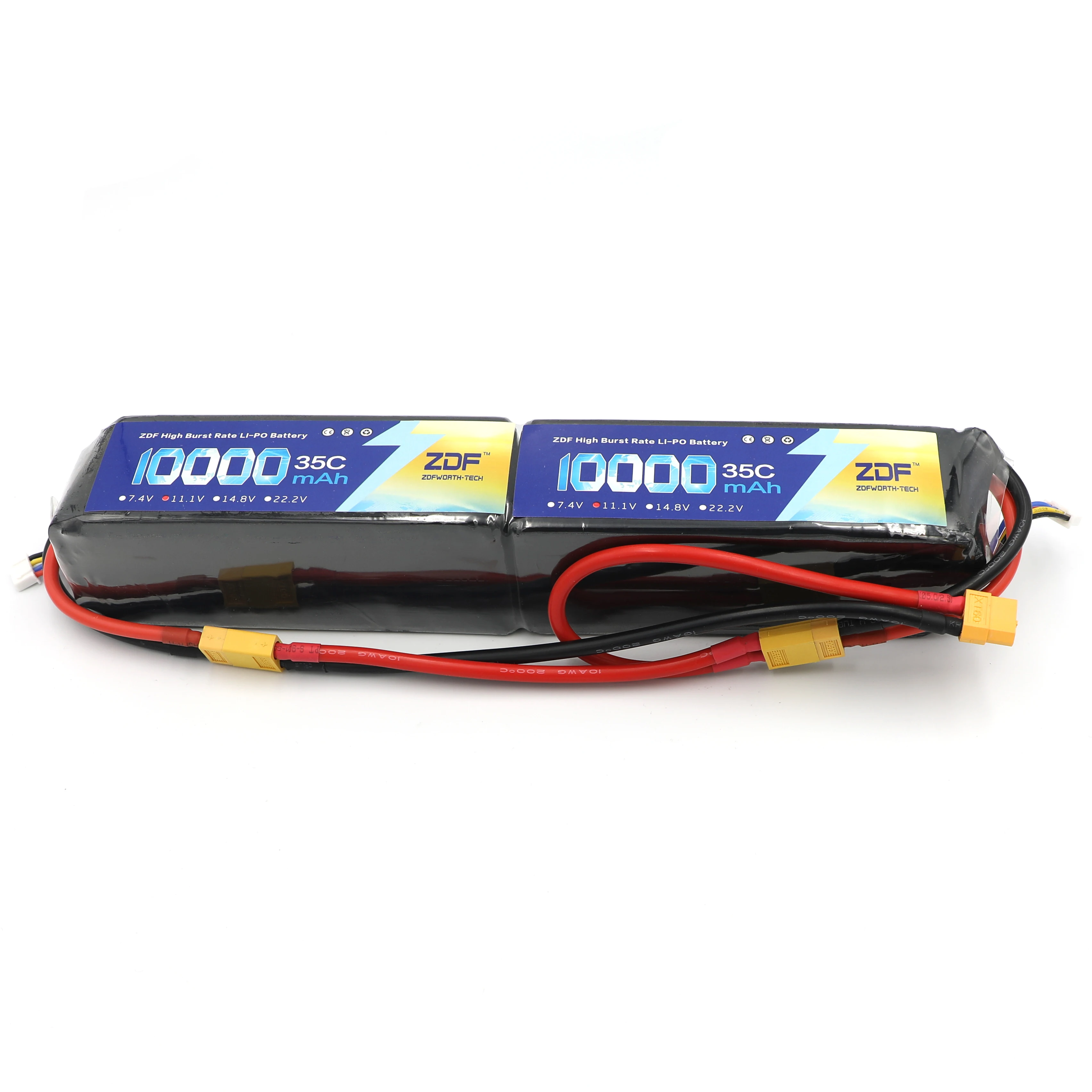 ZDF RC Lipo 6S батарея 22 2 V 10000mAh (2x3 S 11 1 v 10000 mAh) 35C Burst 70C для вертолета дрона квадрокоптера