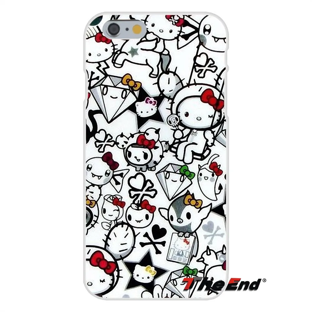 Японский Tokidoki стикер всех звезд силиконовый чехол для телефона iPhone X 4 4S 5 5S 5C SE 6 6S 7