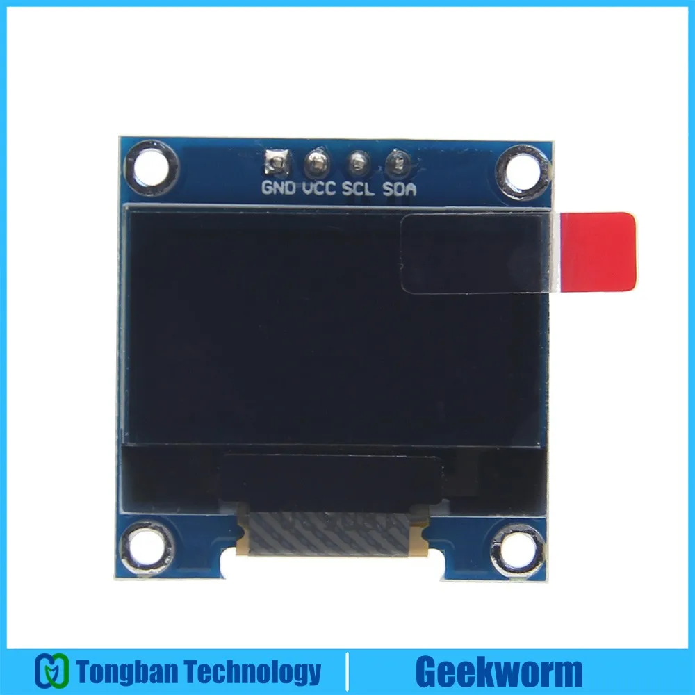 OLED экран Raspberry Pi 3 B + 0 96 дюйма 128*64 с IIC I2C для Arduino / SMT32 C51|Аксессуары демонстрационных