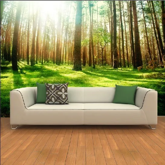 Большие настенные 3D-обои для спальни телевизора дивана | Обустройство дома