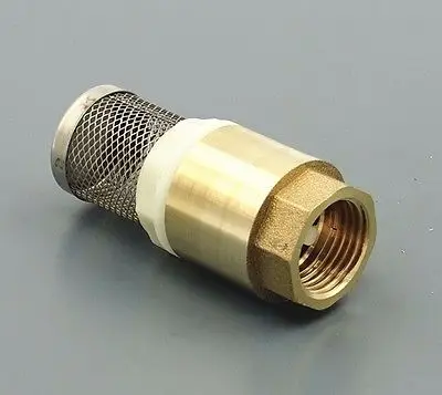 Латунный обратный клапан с внутренней резьбой BSP 3/4 дюйма сетчатым фильтром