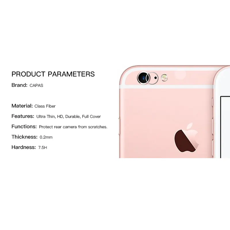 Оригинальные capas для iPhone 7 8 Передняя защитная пленка из закаленного стекла задней