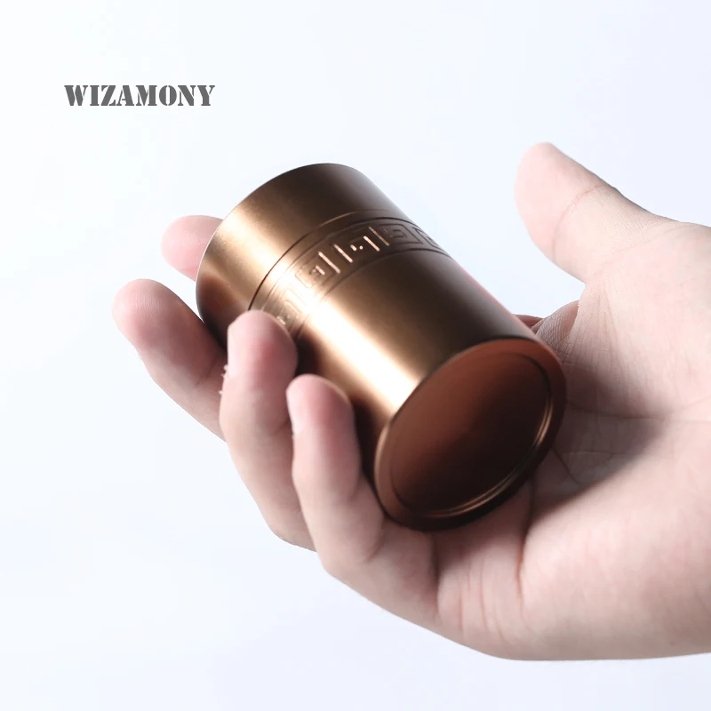 Маленькая чайная банка wisamony 70 мл цветная из нержавеющей стали герметичная трубка