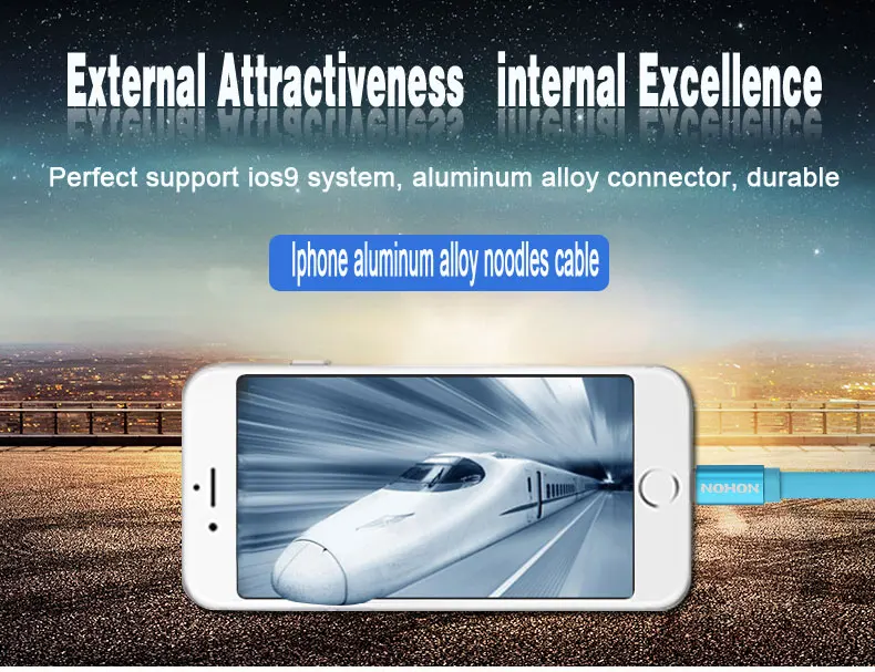 NOHON 8 Pin USB кабель для Apple iPhone 6 6S Plus 5 5S SE iPad 4 Air 2 USB кабель для быстрой зарядки и синхронизации данных