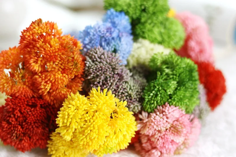 Красочные пластиковые семена риса деревенские муляжи фруктов aglaia мини фрукты