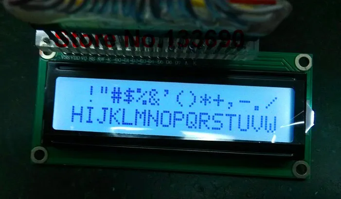 1pcs16X2 1602 162 ЖК символьный дисплей модуль LCM подсветка Серый Белый